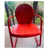 Northlight Orange Steel Frame Chair