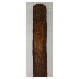 Vtg. Hand-carved 'Wood Spirit' Folk Art Sculpture