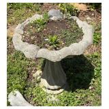 Large Concrete Bird Bath