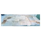 Receipts from 1852 some from Confederate States