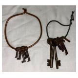 Lot of 2 Sets of Vtg. Miscellaneous Keys