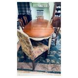 Dining Room Table Set with Upholstered Chairs