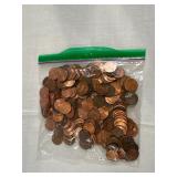 Lot of 200 Copper Pennies