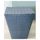 Outdoor Wicker Trash Can or Hamper
