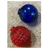 2 Glass Lightning Rod Bulbs