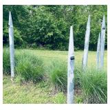6 Organ Pipes Garden Sculptures