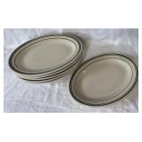 6 Vtg. World Ultima China VIC-13 7 Oval Plates