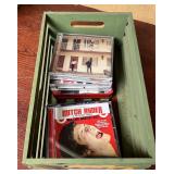 Green Wooden Box of CD's