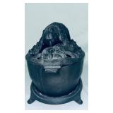 John Wright Cast Iron Bear Steamer & Trivet