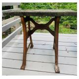 VTG Kisco Table Base w/Blue Stone