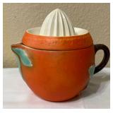 Vtg. Erphila Czechoslovakia Art Pottery Juicer