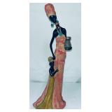 16' African Tribal Wm & Child Sculpture
