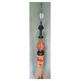 72' Unique Vintage Textured Floor Lamp