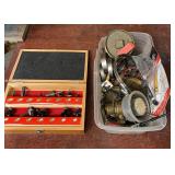 Skil Box Wood Carving Bits, Tub of Misc. Tools