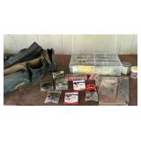Tackle Box, Bag, Lures, Weights