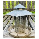 Rustic Farmhouse Style Silo Bird Feeder