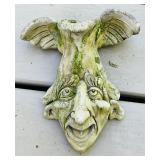 Face Cement Wall Art