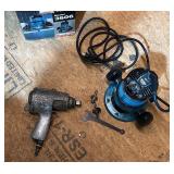 Makita 1 HP Router, Pneumatic impact wrench
