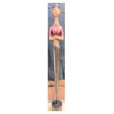 Vintage Modernist Hand-Carved Wooden Sculpture
