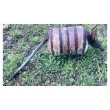 Metal Armadillo Garden Decor