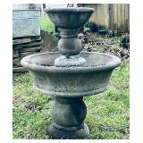 Beautiful Cement Two-tier Planter