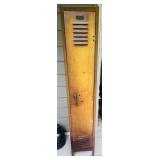 Vintage School or Industrial Metal Locker