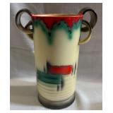 Vtg. Bihl Erphila Czechoslovakia 'Trippy' Vase