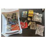 Sterilite Plastic Drawer with Nails, Hooks, Screws