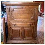 Vtg. French-style Secretary Desk/Dry Bar