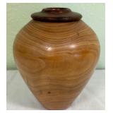 Beautiful Handcrafted Locally Burl Wood Vase
