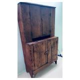 Primitive Step-Back Cupboard