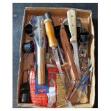 Flat of Filet Knives & Miscellaneous Items