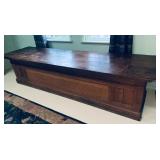 Vintage Oak Wood Store Counter