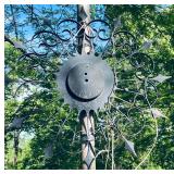 24' Black Metal Wall Hanging Art