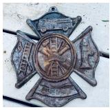 Cast Iron Fireman Plaque