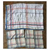 Vtg. Czechoslovakia Table Cloth & Napkin Set
