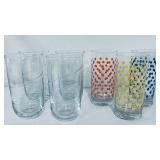 3 Vintage Crisa Cocktail & 4 Line Tumbler