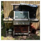 Kenmore BBQ Pit, Crates, Sprayer
