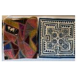 2 Stitched Cloth Pieces