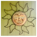 32' Sun Clay Wall Art