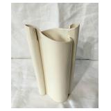 Vintage Asymmetrical Czech Pottery Vase, #4262
