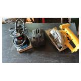 Dewalt Trim Saw, Rockwell Sander 5 3/8'