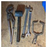 Mallet, C-Clamp Vice Grip, Wrench
