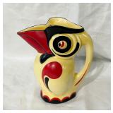 1930's Ditmar Urbach Czech Small Toucan Pitcher