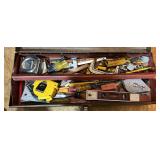 Metal Gray Tool Box w/Tools