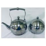 Lenicure Stainless Steel Tea Pot & SS Ice Bucket