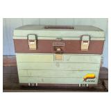 Vtg. Plano Tackle Box w/Lures