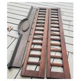 3 Wooden Architectural Structural Pieces