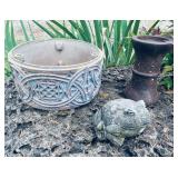 Lot of 3 Garden Art