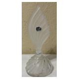 Vtg. Frosted Bohemia Czechoslovakia Perfume Bottle